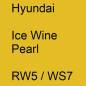 Preview: Hyundai, Ice Wine Pearl, RW5 / WS7.